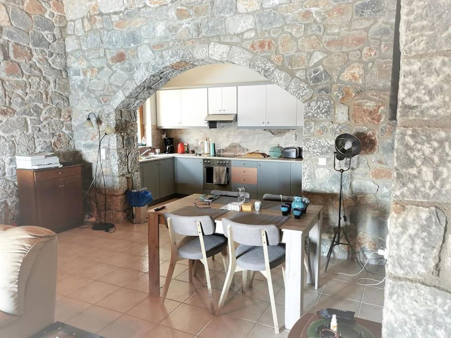 Villa Mavri Ruhige Private Pool Villa, Meerblick Agia Paraskevi  Eksteriør billede