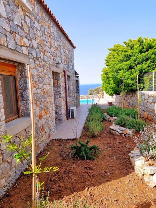 Villa Mavri Ruhige Private Pool Villa, Meerblick Agia Paraskevi  Eksteriør billede