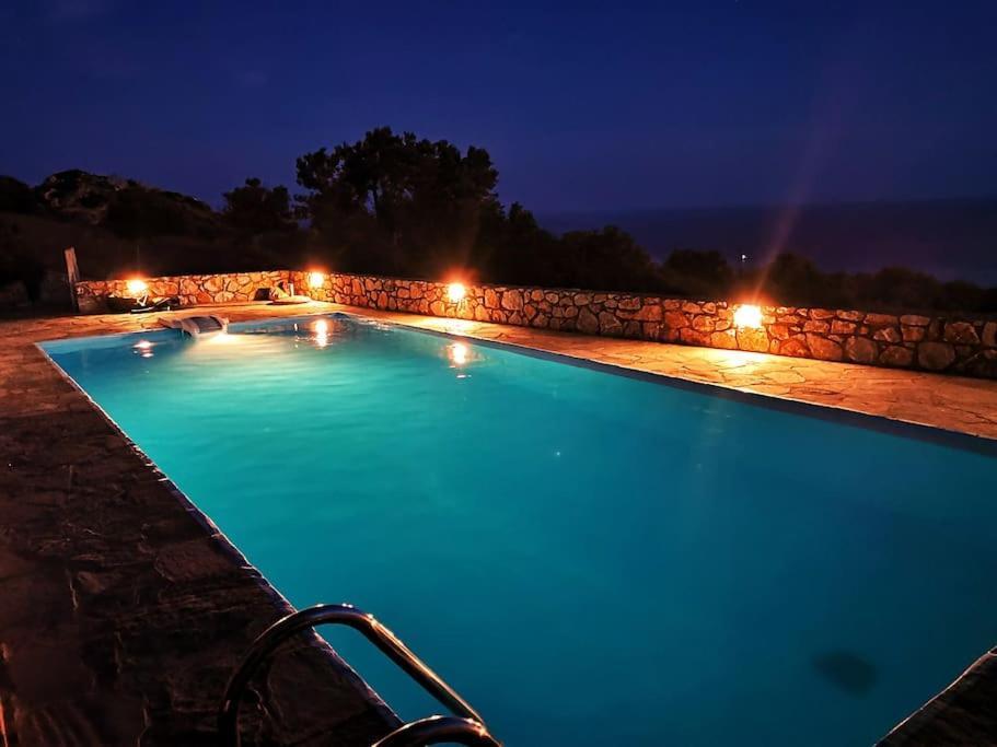 Villa Mavri Ruhige Private Pool Villa, Meerblick Agia Paraskevi  Eksteriør billede