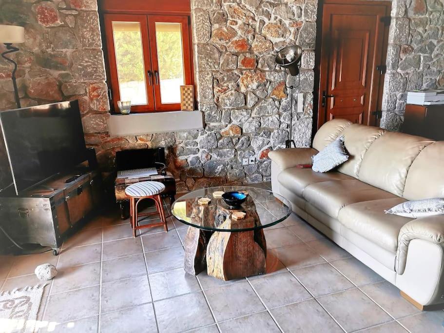 Villa Mavri Ruhige Private Pool Villa, Meerblick Agia Paraskevi  Eksteriør billede