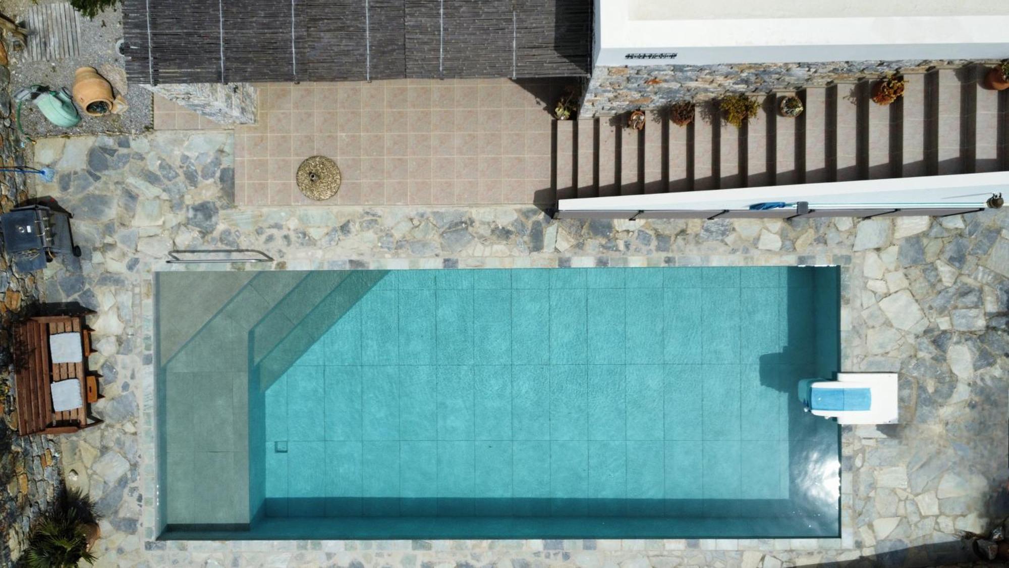 Villa Mavri Ruhige Private Pool Villa, Meerblick Agia Paraskevi  Værelse billede