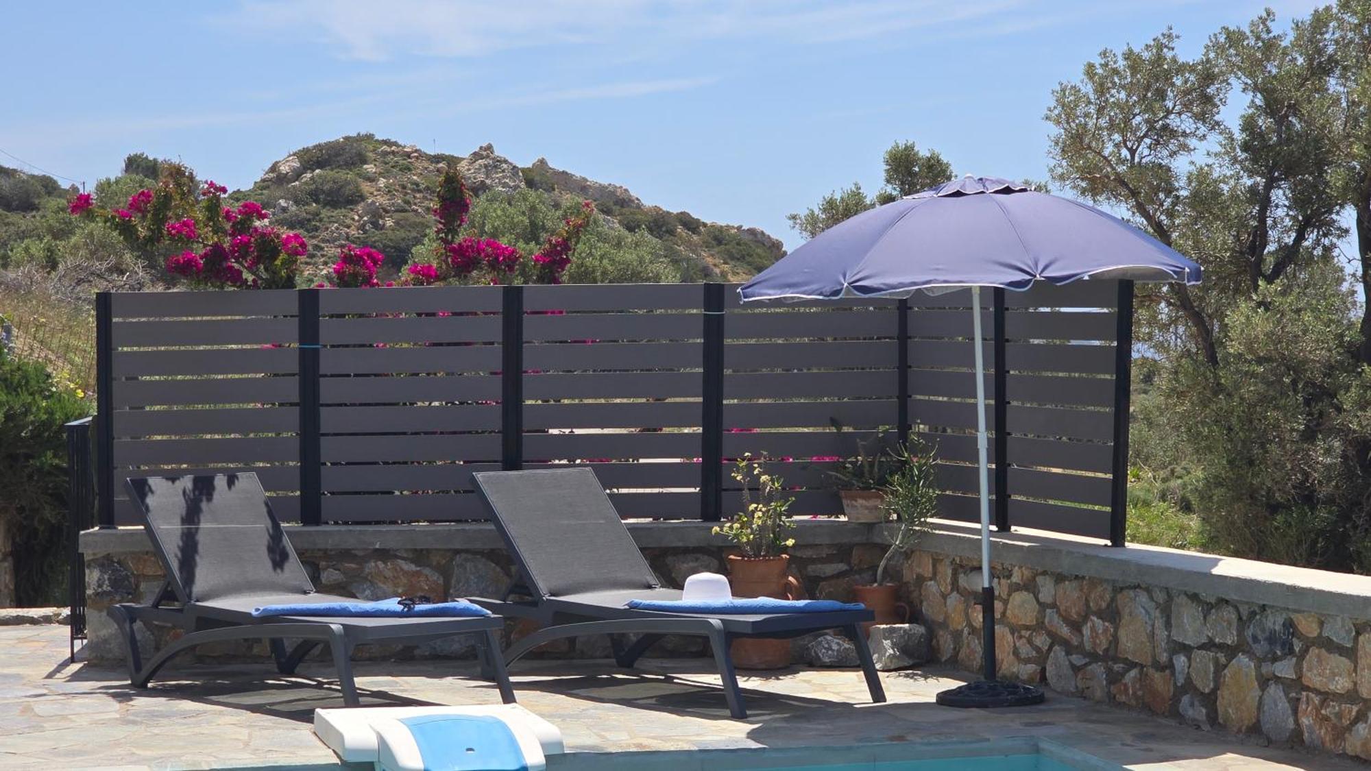 Villa Mavri Ruhige Private Pool Villa, Meerblick Agia Paraskevi  Eksteriør billede